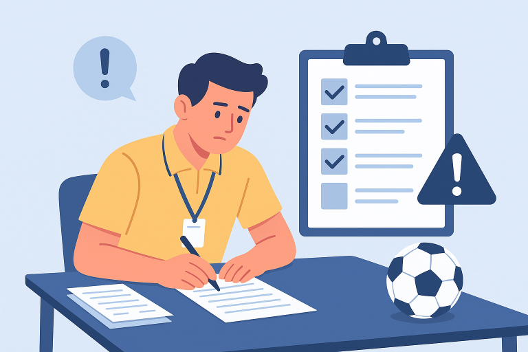 5 Mistakes Team Managers Make With Player Paperwork